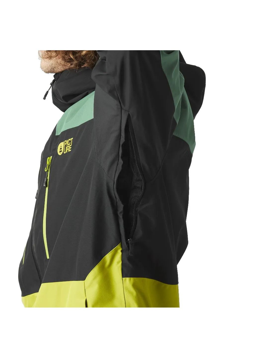 Зеленая демисезонная куртка picture object jkt mns Picture Organic