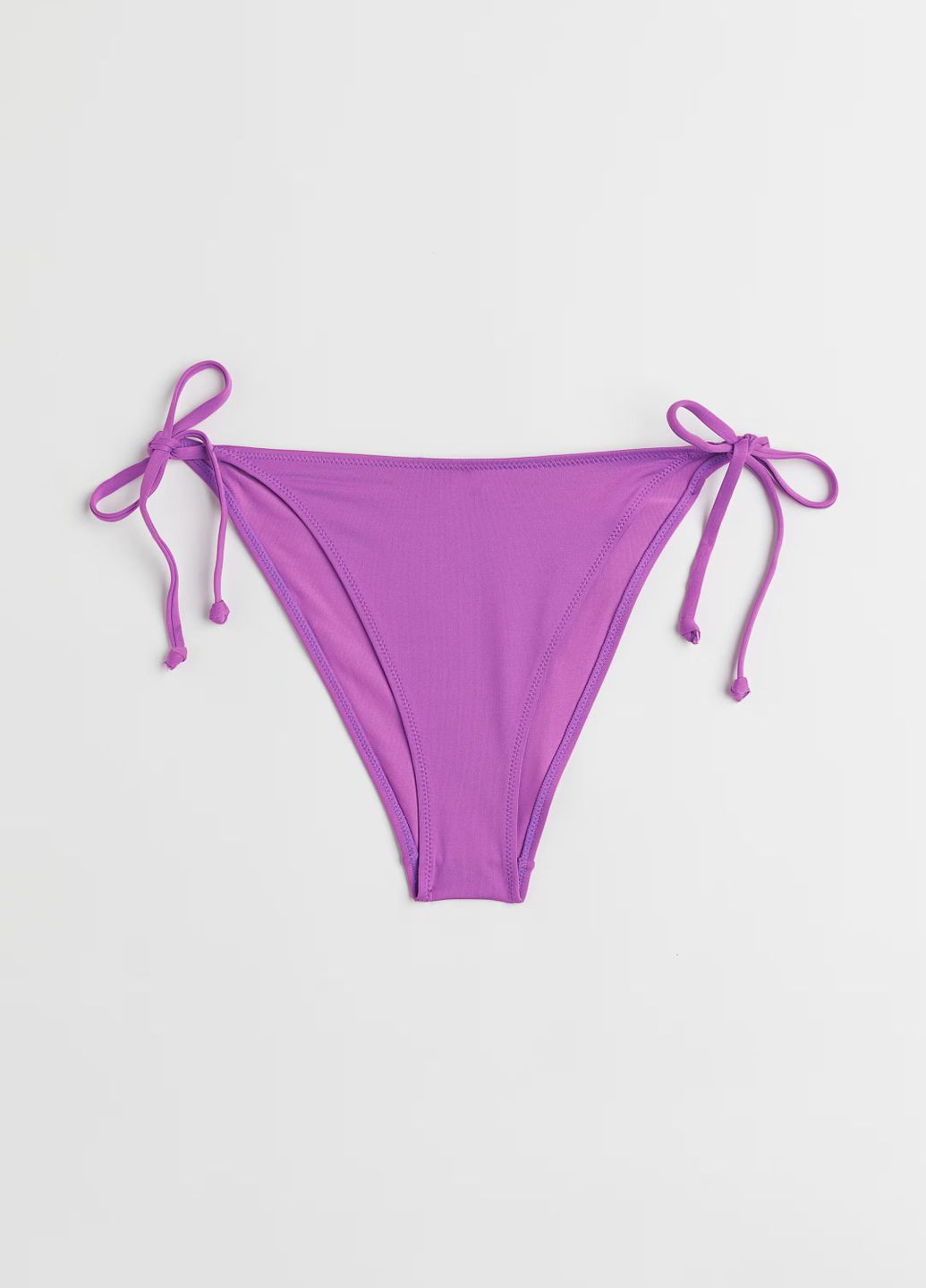 Фиолетовые купальные трусики однотонные H&M
