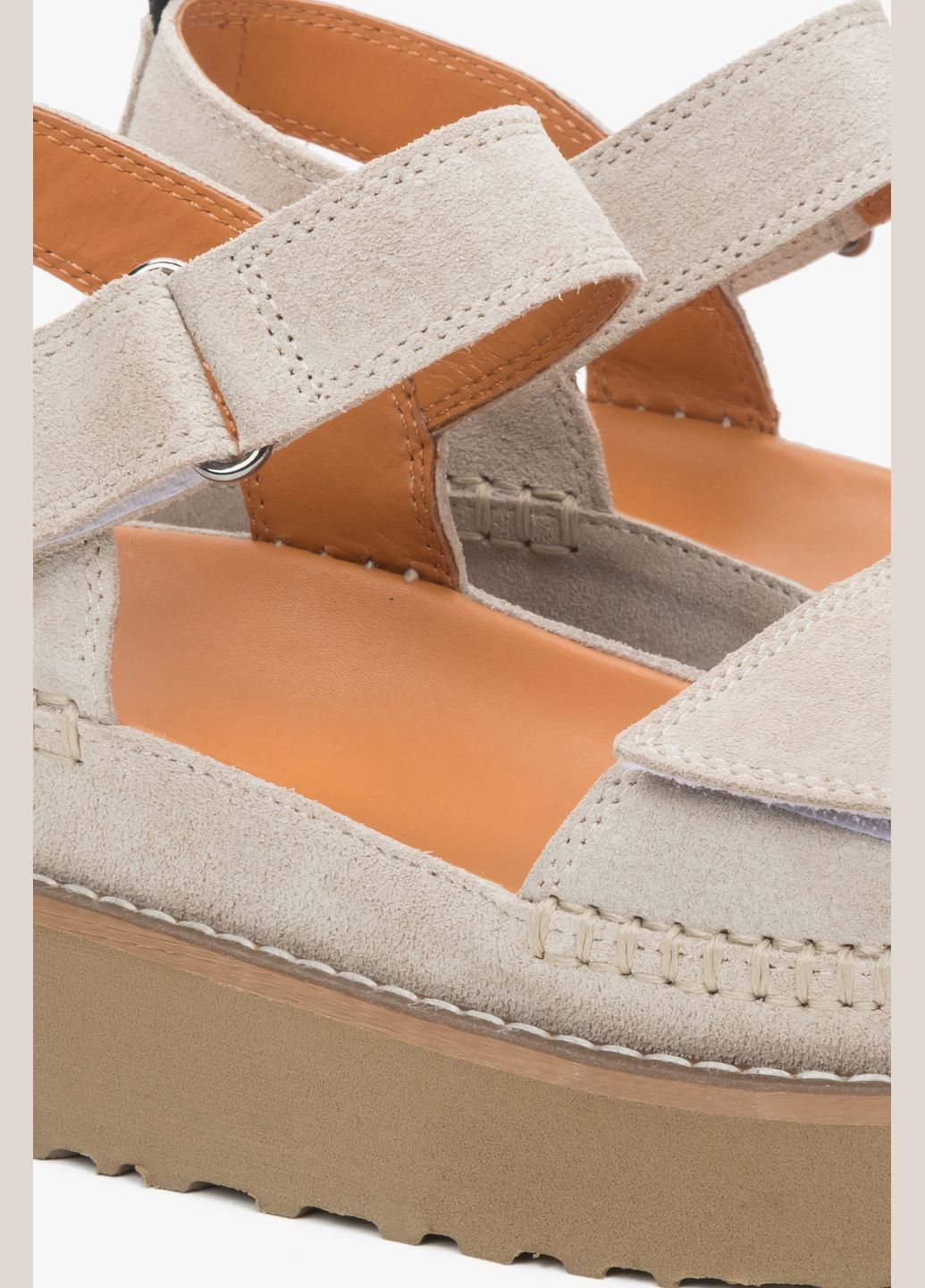 сандалии, цвет бежевый Estro