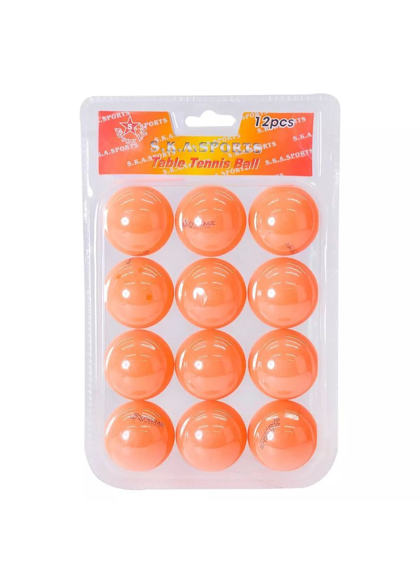 Комплект теннисных мячей, 12 шт. в блистере, упаковка 14×4×21,5 см - No Brand TT2133 (371926613)