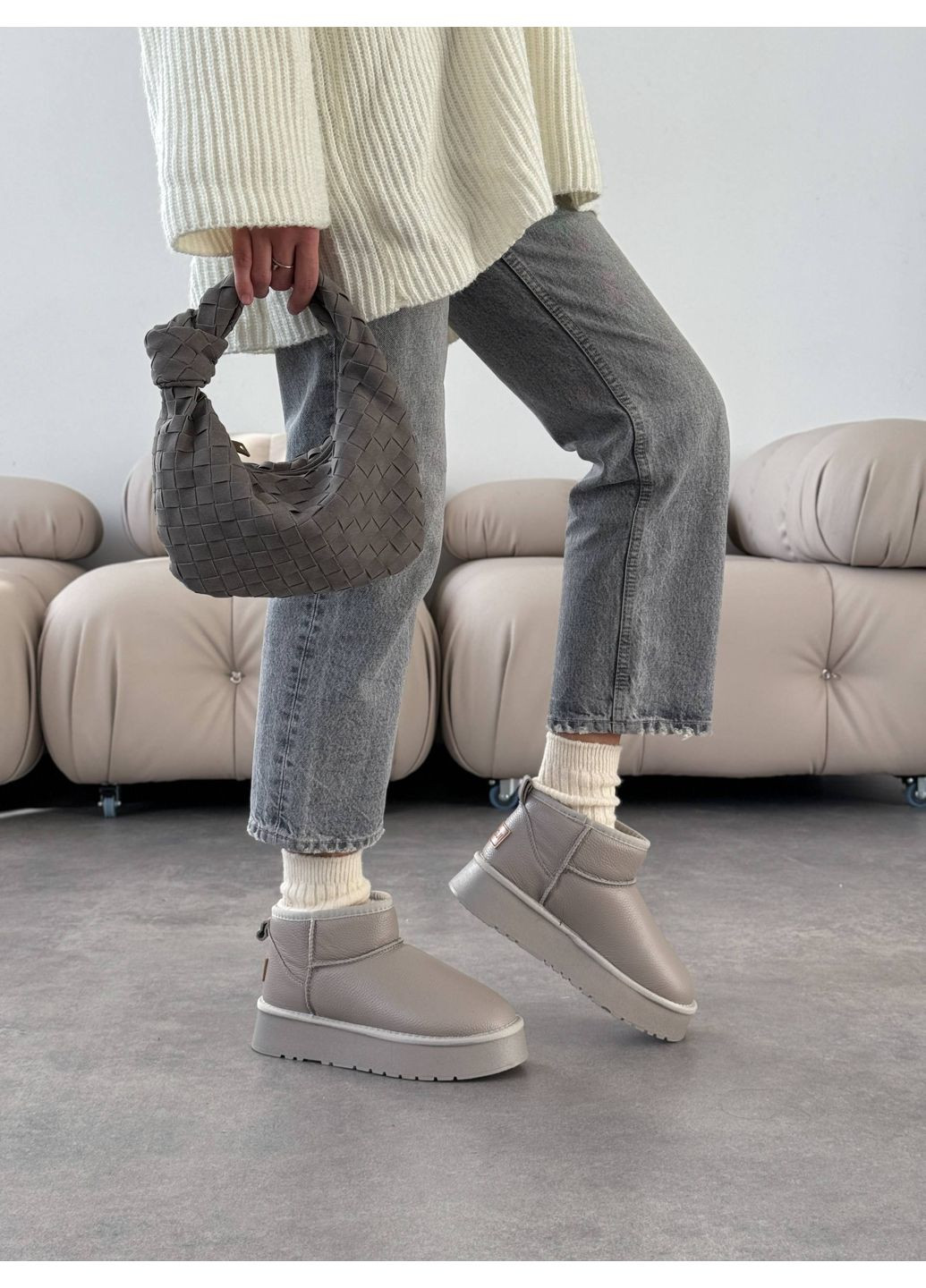 Кожаные угги Helen (361851117)