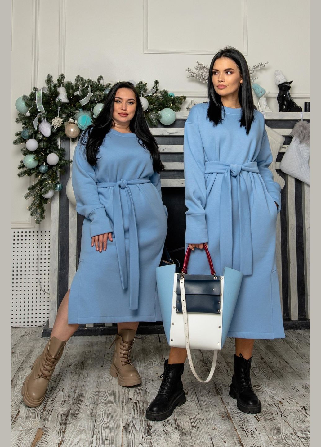 Голубое деловое, кэжуал платье ри мары марлин вл 3521 RiMari