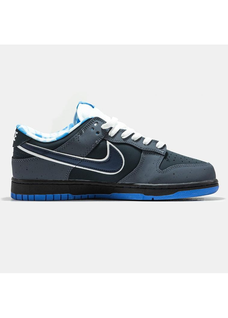 Синие демисезонные кроссовки мужские nike sb dunk low blue lobster найк сб данк No Brand