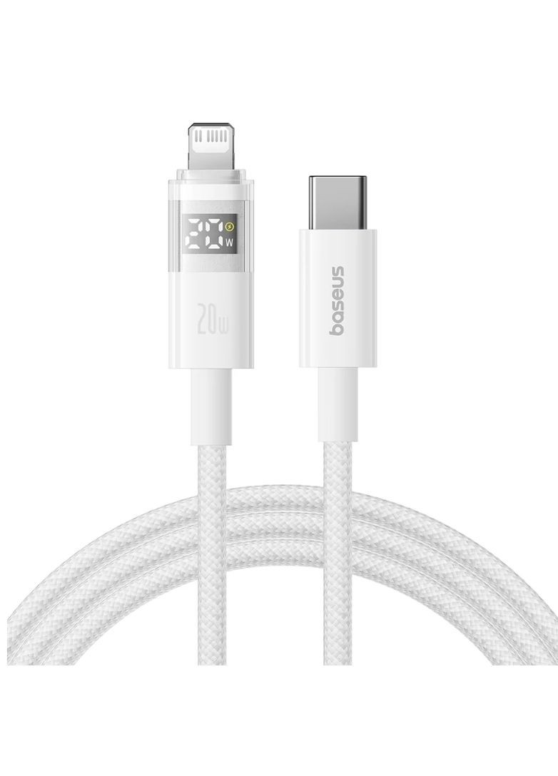 Кабель Display 2 Fast Charging Data Cable USB-C to USB-C 100W 1m White Baseus (365729060)