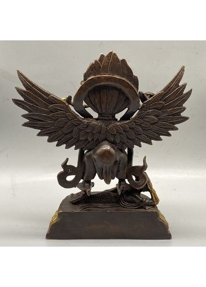 Мідна металева фігурка статуетка Будда-покровитель Бог-птиц Гаруда No Brand (325814972)