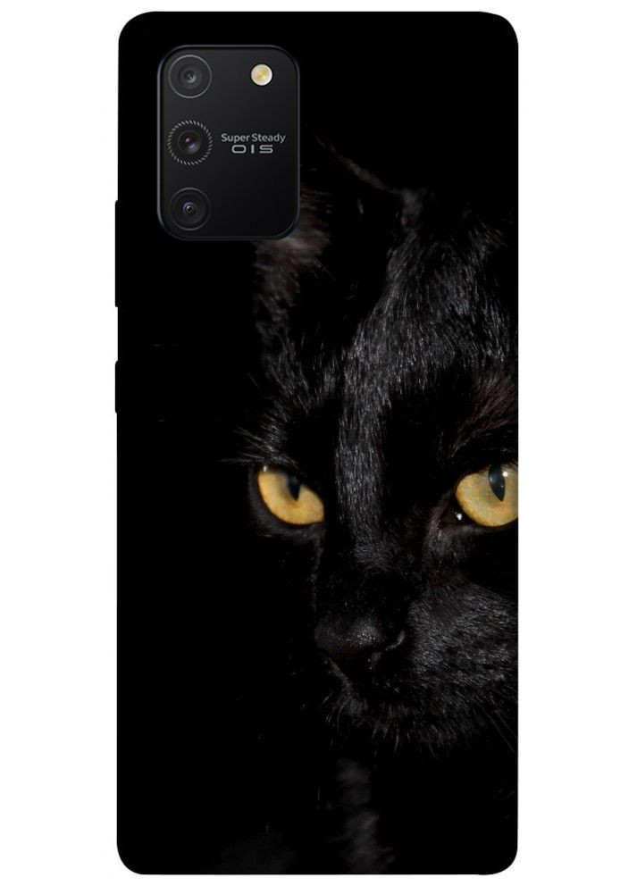 Чохол з принтом для Samsung Galaxy S10 Lite / для самсунг галаксі с10 лайт Чорний кіт No Brand (339063612)