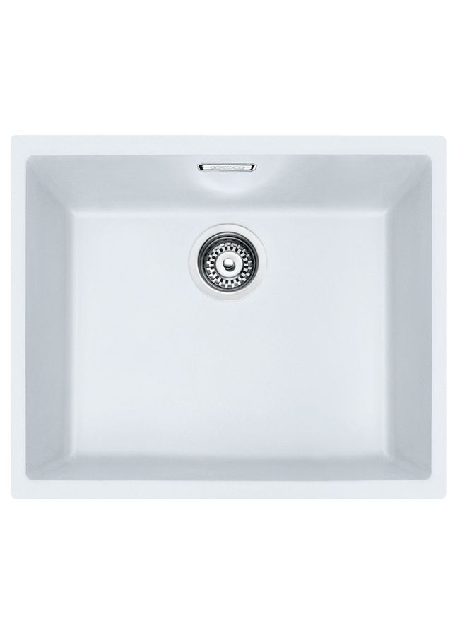 Кухонная мийка Sirius, тектонайт, врізна, без крил, чаша-1, 525х440х200, SID 110-50, біла FRANKE (360395119)