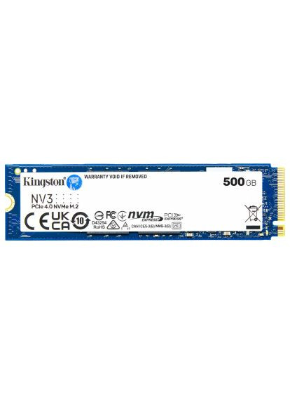 Накопичувач SSD M.2 2280 500GB (SNV3S/500G) Kingston M.2 2280 500GB (366650817)