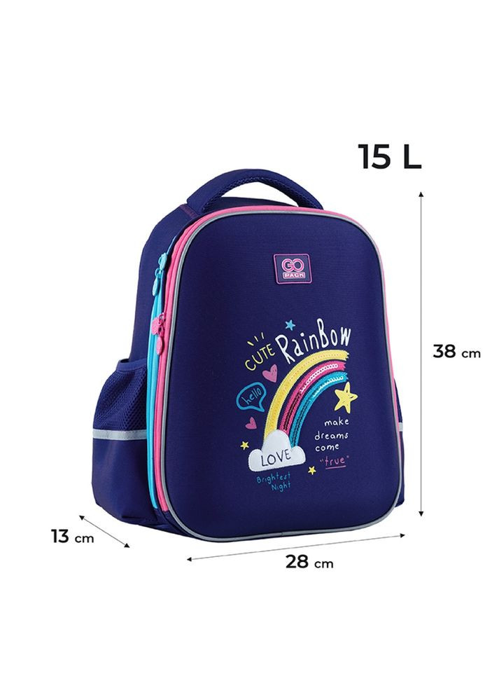 Рюкзак Education полукаркасный GO24-165M-1 Cute Rainbow GoPack (369627584)