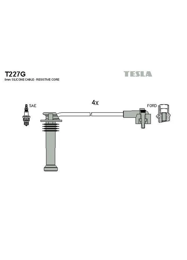 Комплект кабелів запалювання Tesla (377611742)