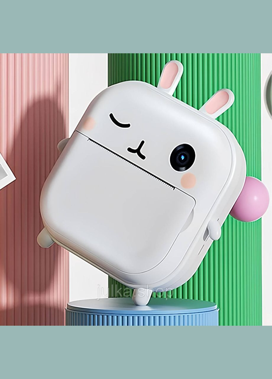 Фото камера для детей мгновенный фотоаппарат печатающий фотографии фотик с печатью и картой памяти с набором бумаги 12 шт No Brand M2 (323209950)