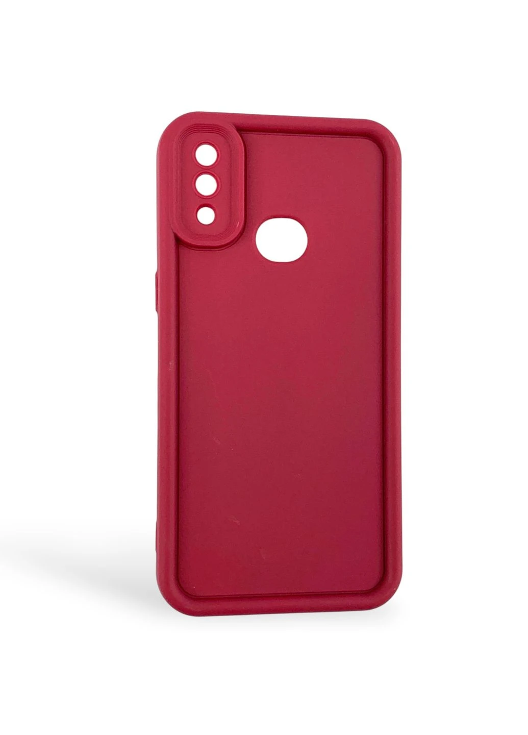 Чохол силіконовий Soft Touch для Galaxy A10s бордовий (Повний захист камери) Samsung (394049273)