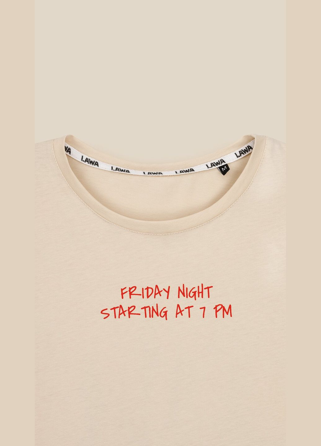 Футболка с принтом женская P-WB02391 Бежевый shop (2000999228759) LAWA - (352575260)