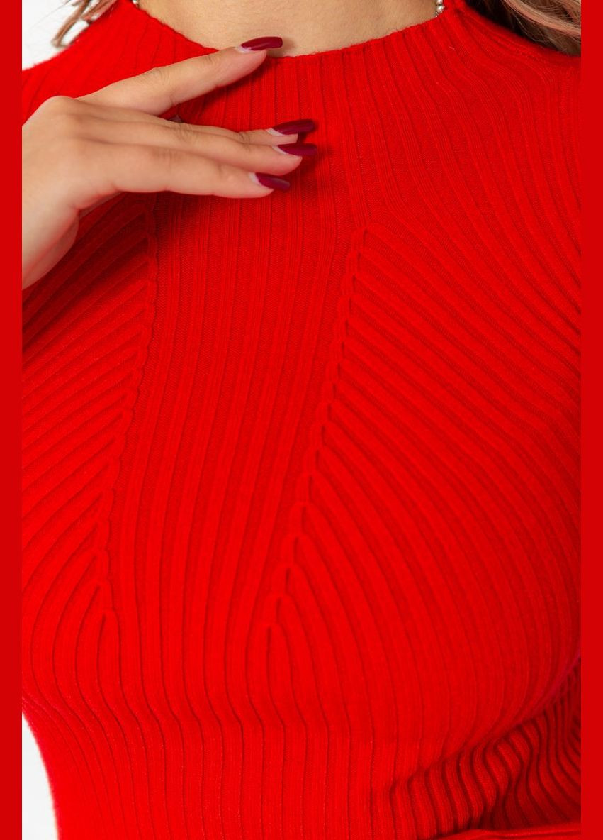 Водолазка женская в рубчик, цвет красный, Ager (288750636)