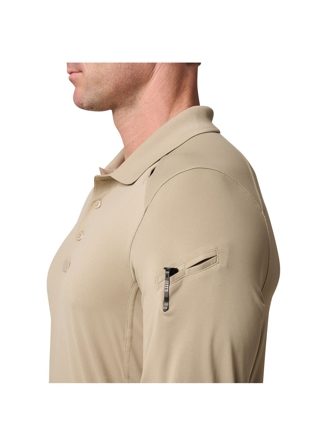 Поло с длинным рукавом Helios Long Sleeve Polo Silver Tan 5.11 Tactical (315823424)