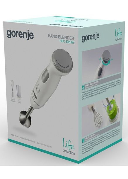 Блендер занурювальний HBC802QW Gorenje (360416559)