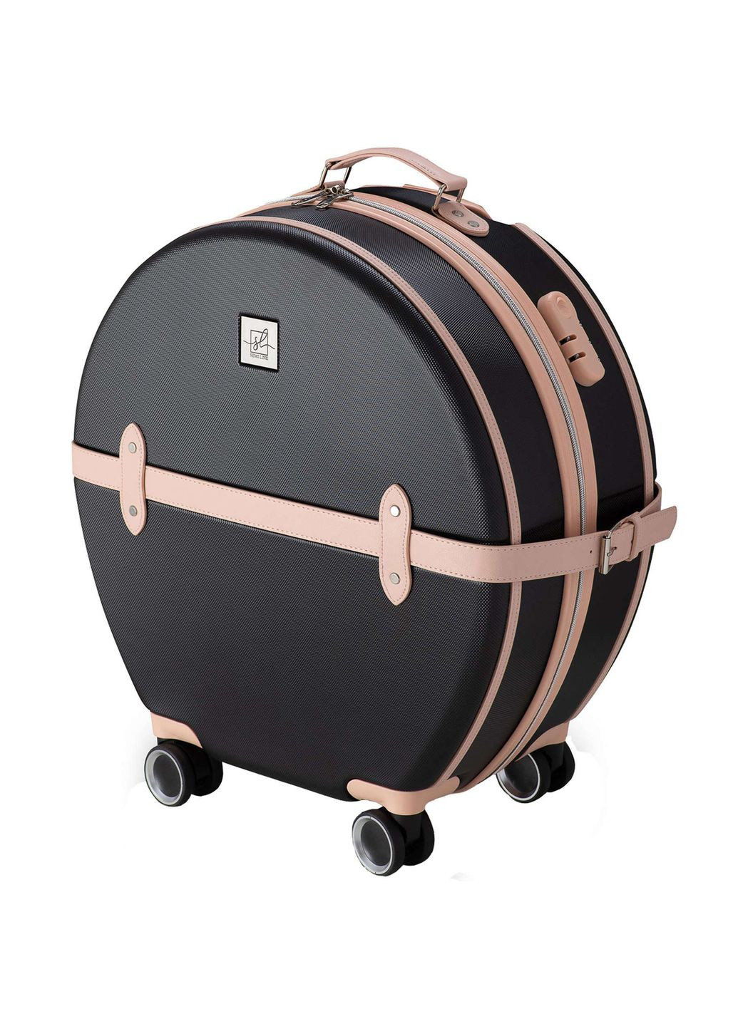 Чемодан 20" (S) Black/Pink Cream (T5671-2) Semi Line (315936835)