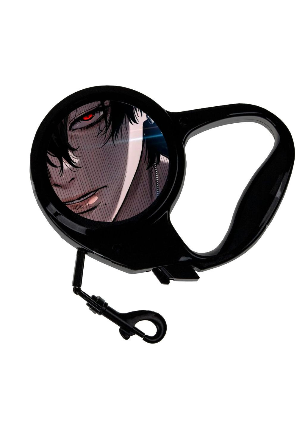 Повідець-рулетка для тварин із принтом Аніме Вітроломи #0005 3 м чорний No Brand (309156716)