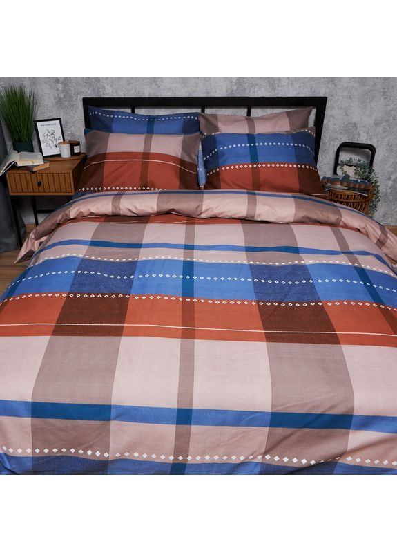 Комплект постельного белья Микросатин Premium «» Евро 200х220 наволочки 2х40х60 (MS-820008165) Moon&Star Plaid Perfection (356114364)