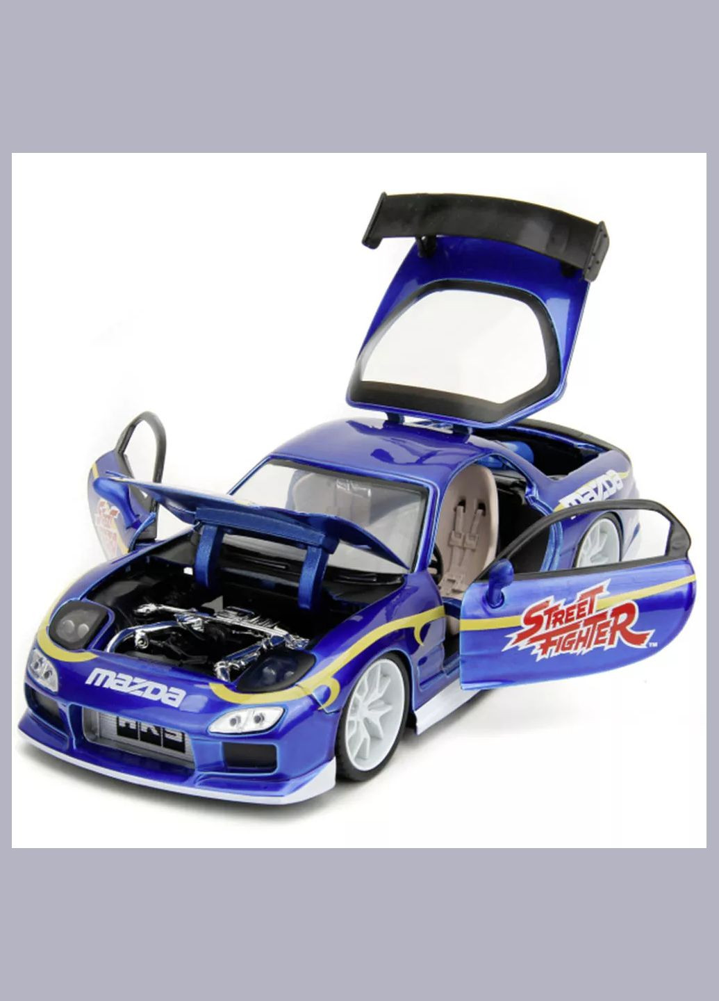 Машинка Уличный боец Mazda RX-7 с фигуркой Чан-ли 1:24 (253255062) Jada (330057585)