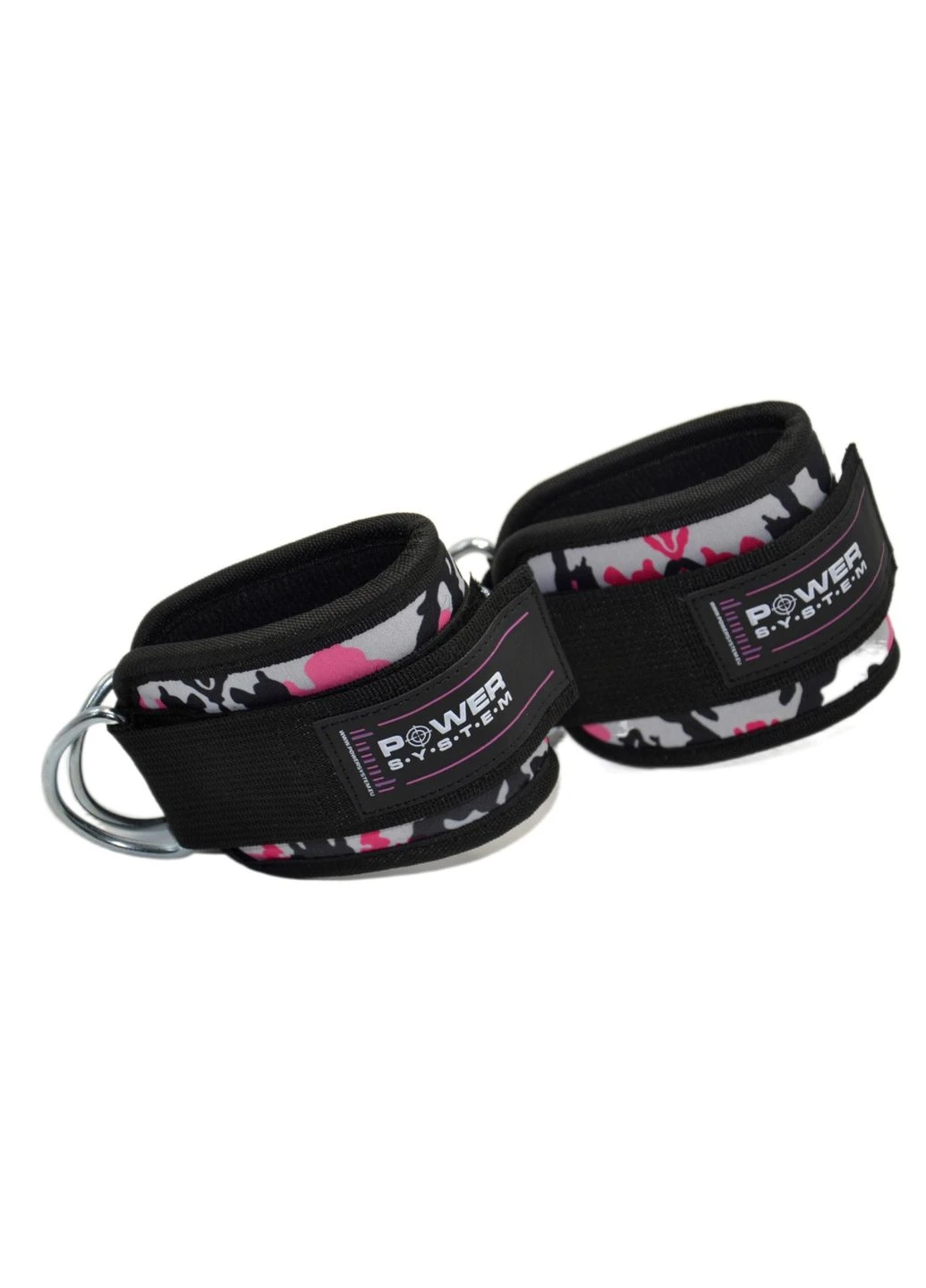 Манжеты на лодыжке PS-3470 Ankle Strap Camo Pink/Black Power System (345713370)