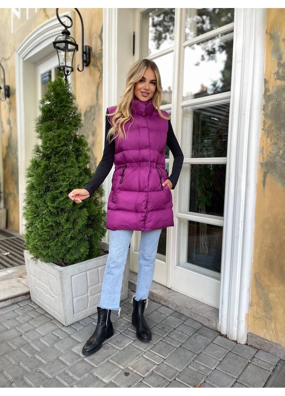 Женский удлиненный демисезонный жилет (like15268) Like fashion (381042457)