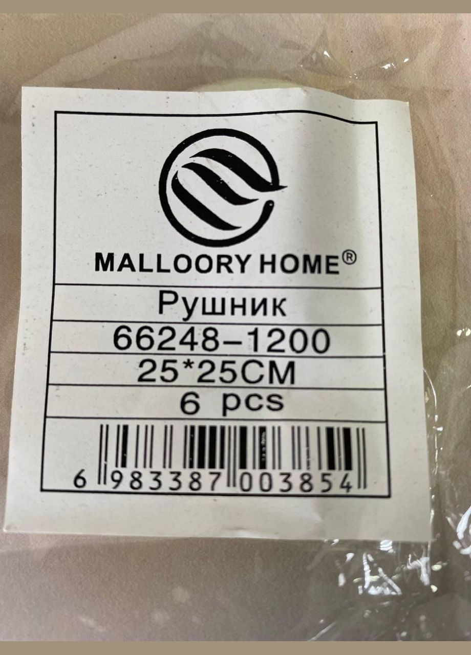 Набір серветок з мікрофібри 6 шт Ганчірки для прибирання Новорічний Malloory Home (306554357)