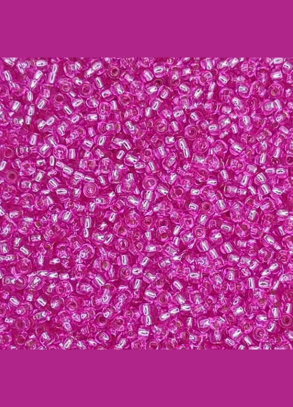 Бісер чеський Preciosa 18277, блискучій, рожевий яркий (10 г) No Brand (340483833)