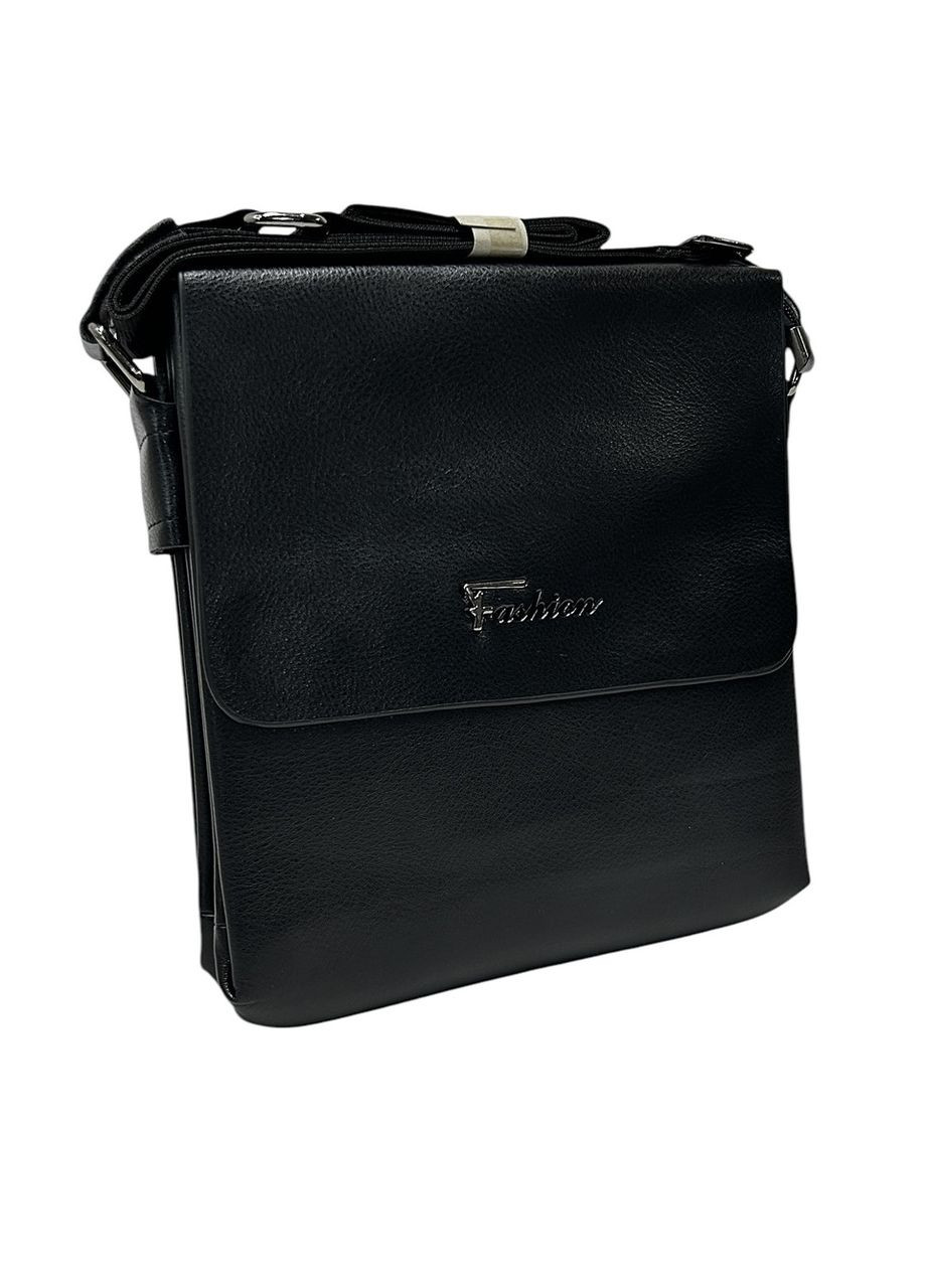 Чоловіча сумка з еко-шкіри Fashion 9822-1 чорна 27.5 x 23 x 5 No Brand (371681948)