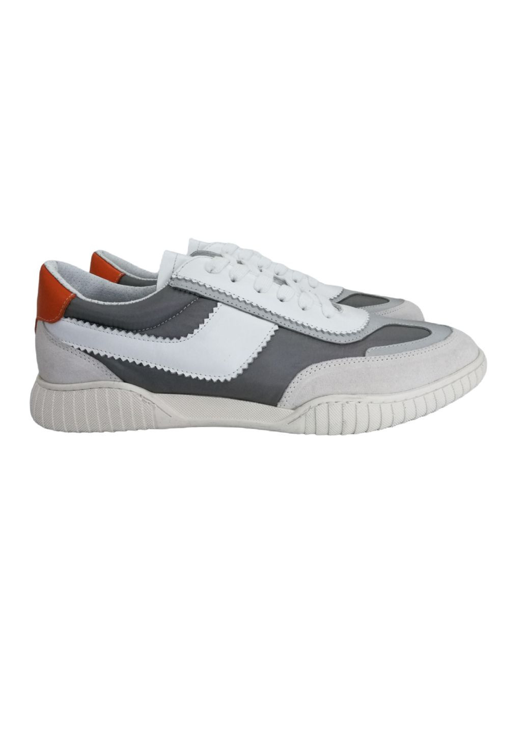 Серые кроссовки (р) текстиль/замша 0-2-2-166-527 Wot's