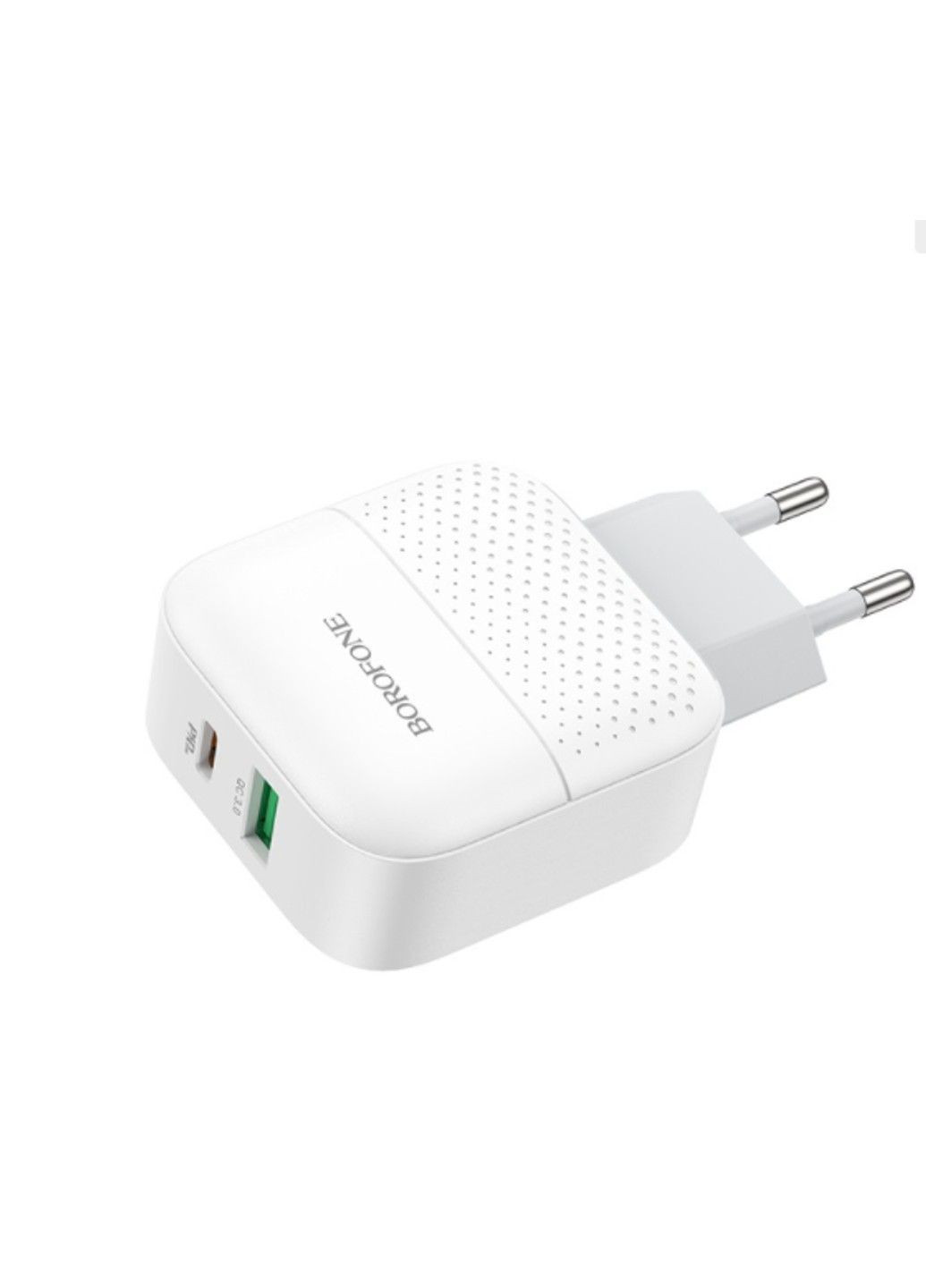 Сетевое зарядное устройство BA46A Premium PD+QC3.0 18W White Borofone (369457645)