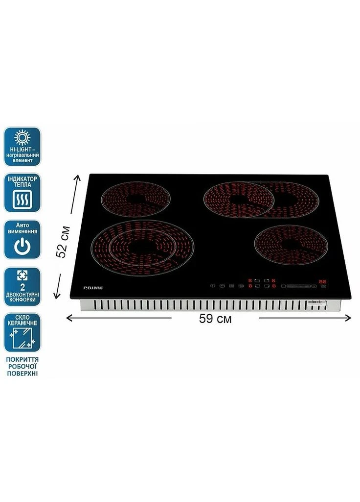 Варильна поверхня PRIME TECHNICS (401603069)
