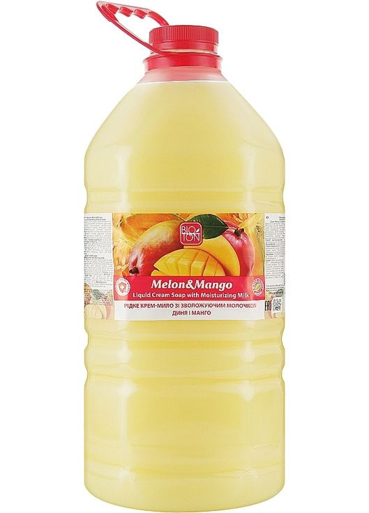 Рідке крем-мило "Диня і Манго" Active Fruits "Melon & Mango" Soap 450ml (409087-31156437) BIOTON COSMETICS (368645785)