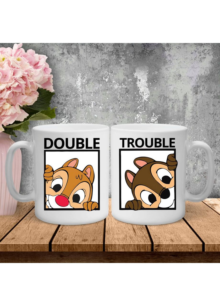 Парные чашки с принтом - DOUBLE\TROUBLE! Hand Made (366873903)