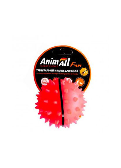 Игрушка Fun мячкаштан, коралловый, 7 см AnimAll (278309161)