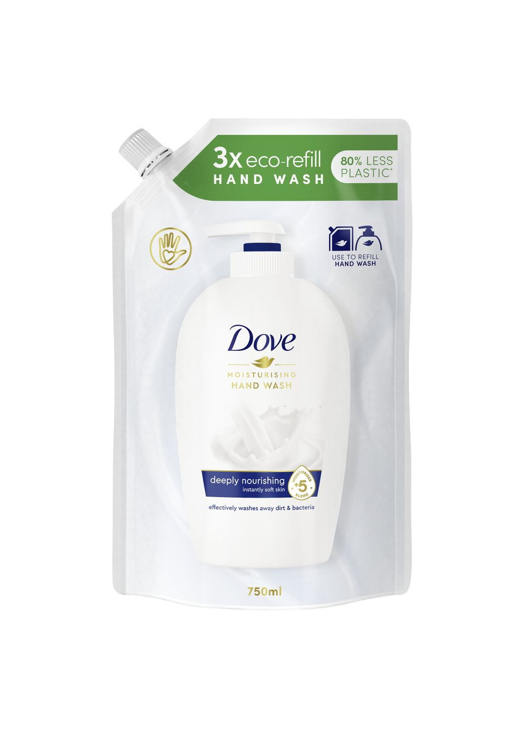 Жидкое крем-мыло Красота и уход, 750 мл Dove 8720181121777 (328397768)