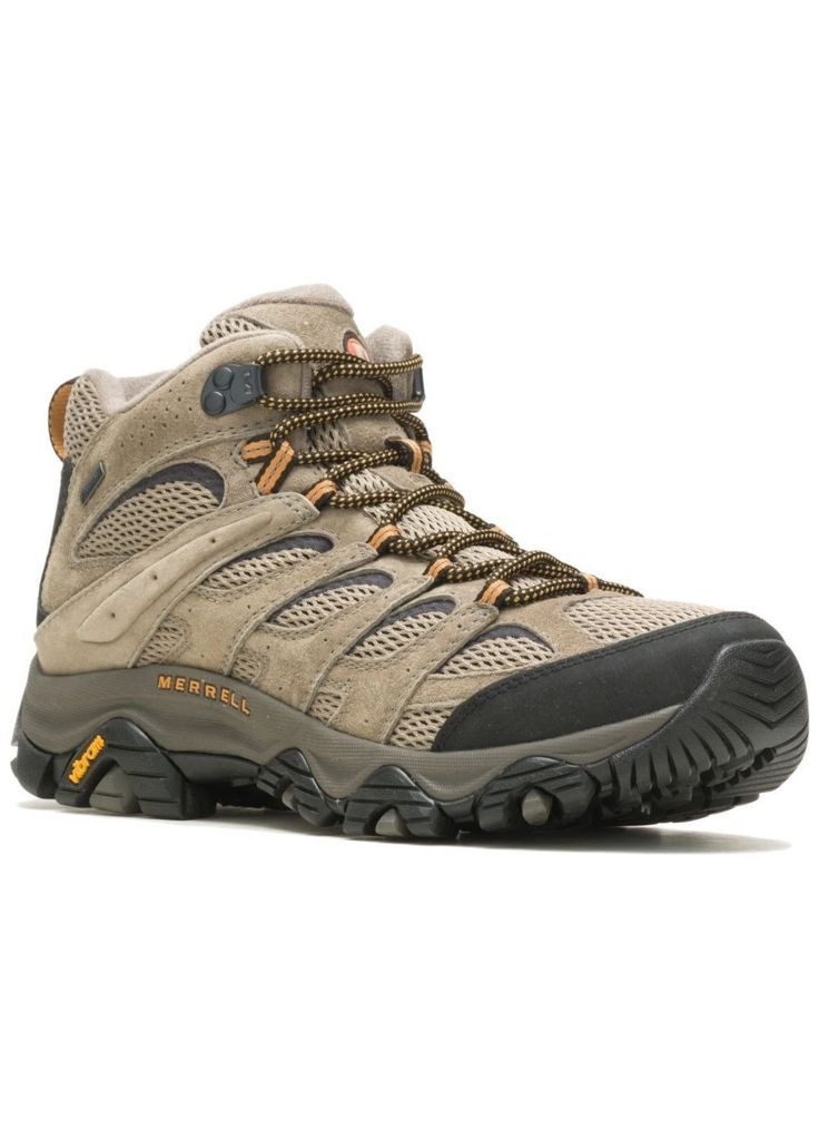 Коричневые осенние ботинки moab 3 mid gtx mns pecan (m509997) Merrell