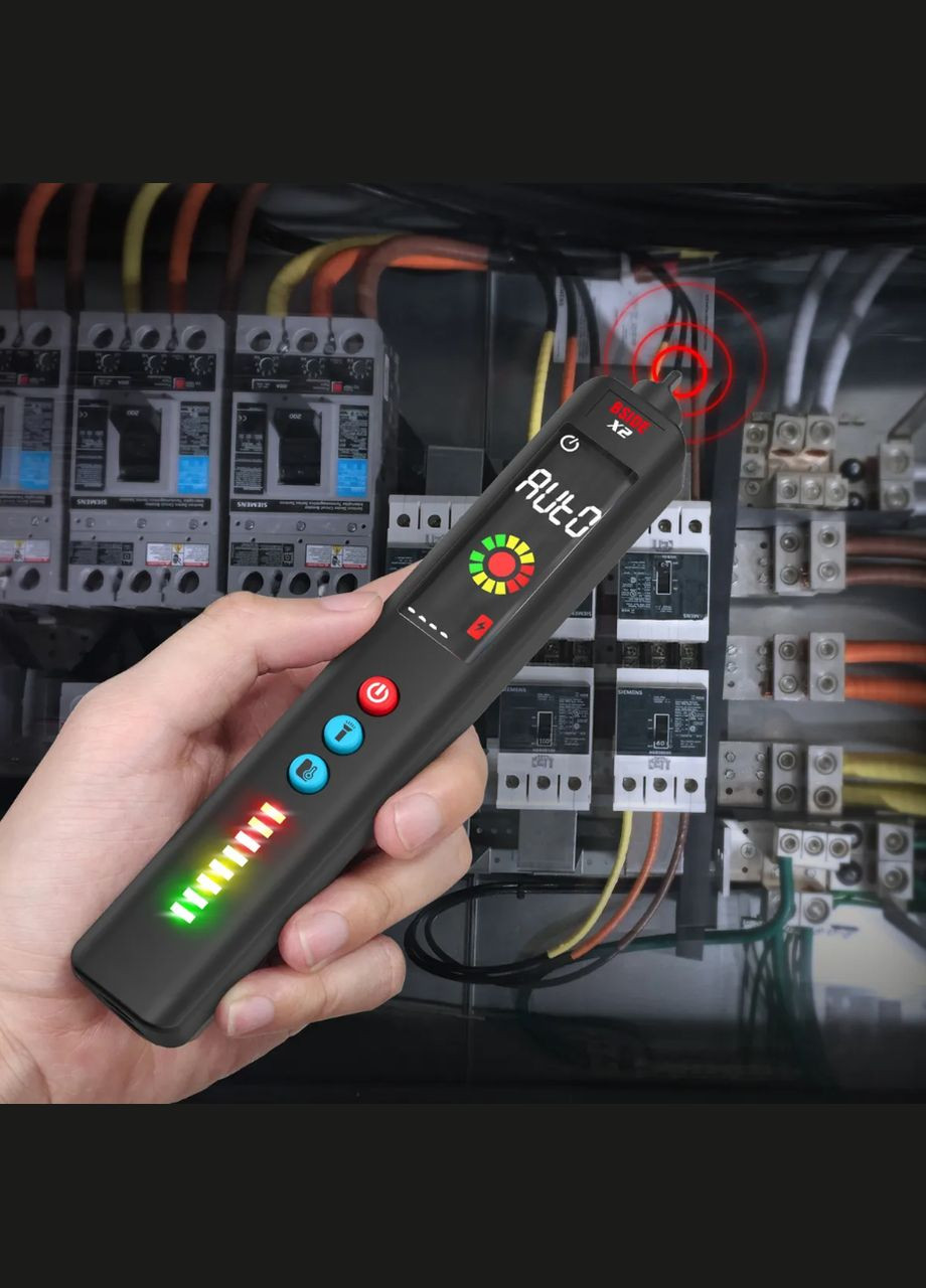 Бесконтактный индикатор напряжения X2 цифровой мультиметр с функцией тестера и инфракрасным измерением Т Bside (300577535)