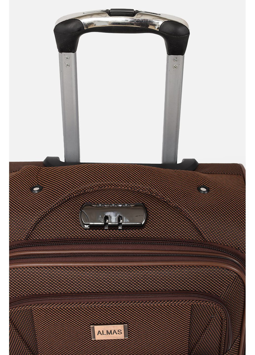 Чемодан мужской цвет коричневый ЦБ-00285671 No Brand (362083629)