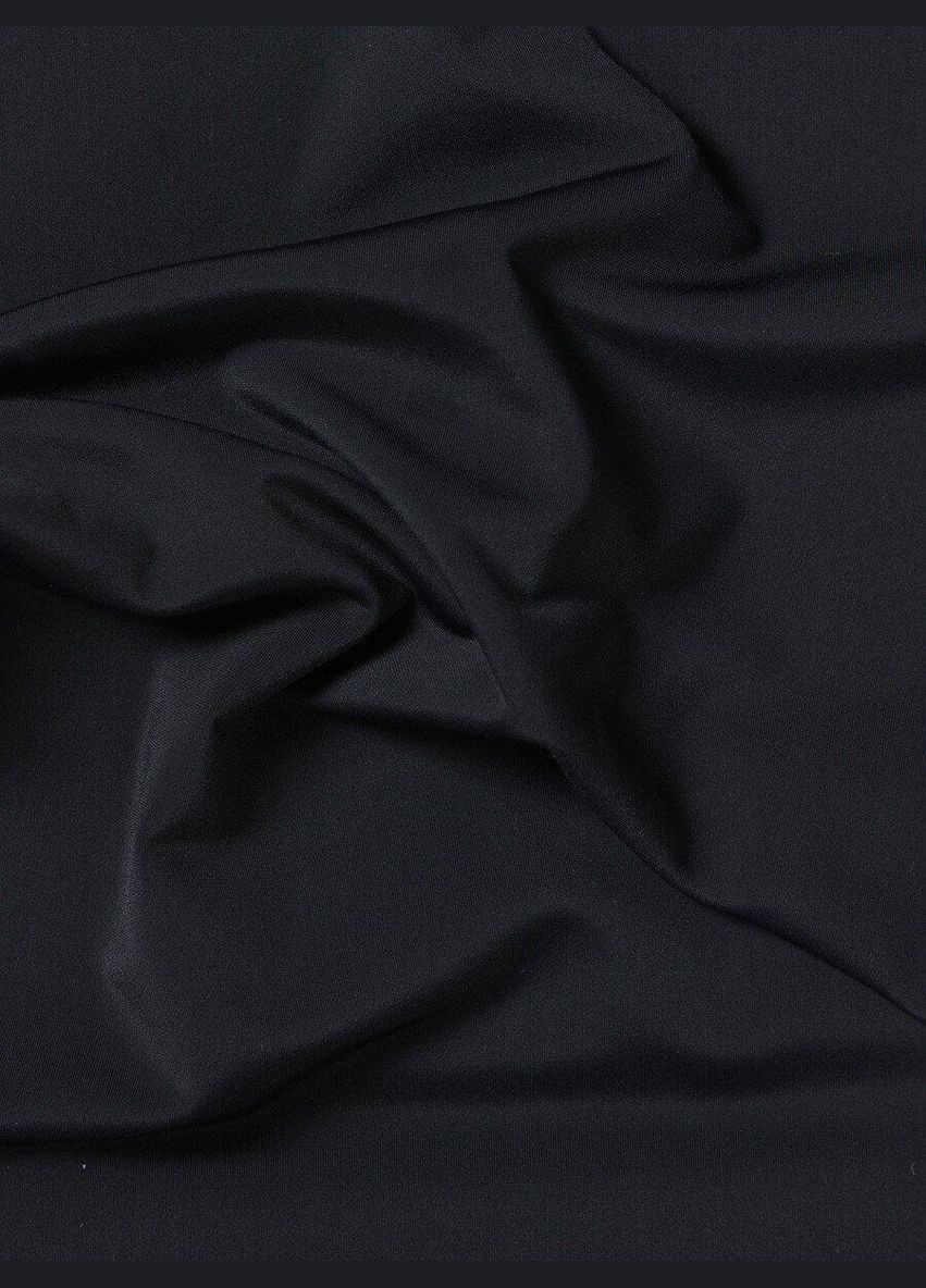 Черные спортивные лосины с поясом цвета темная мята и цветной вставкой на ноге S Opt-kolo (286785283)
