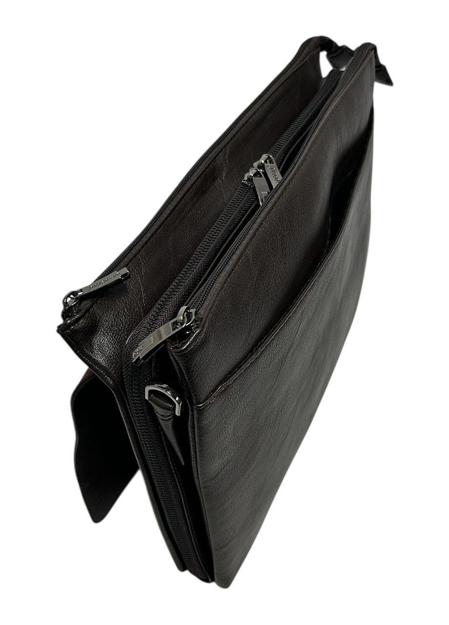 Чоловіча сумка з еко-шкіри Bradford 18770-6 чорний 36,5x28x4 No Brand (371682204)