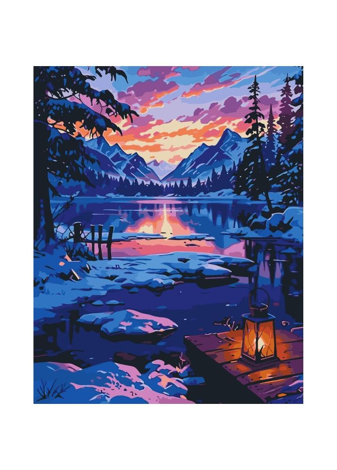 Картина по номерам "Зимний пейзаж" 40*50 см Art Craft (308072555)