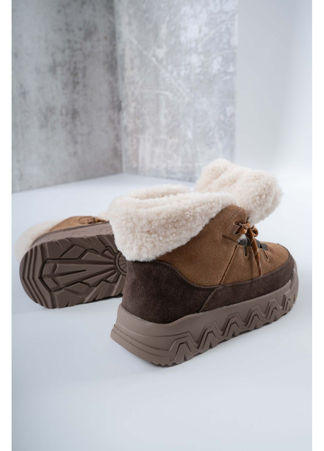 Черевики жіночі Натуральна замша бежеві 346776 Where Uwear (370269002)