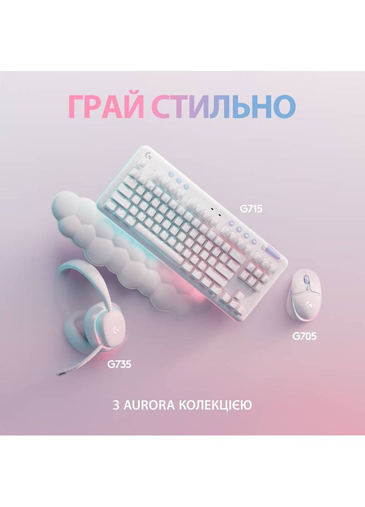 Клавіатура G713 Gaming UA Linear White (920-010678) Logitech (328569785)