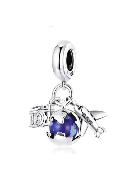 Серебряная бусина "Путешествие" No Brand (362177032)