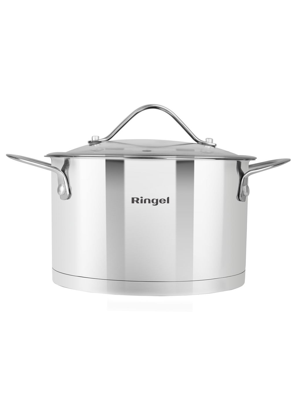 Каструля FUSION, 4.7 л, 22 см, з кришкою, нержавіюча сталь (RG-2020-22) Ringel (369965920)