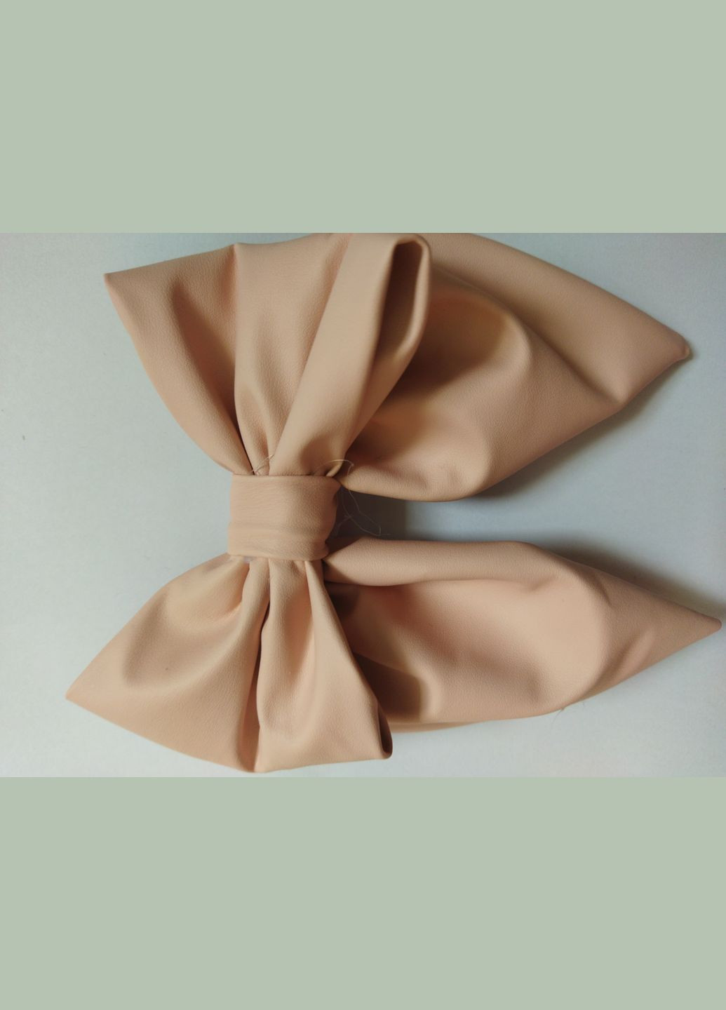 Бант для дівчаток із еко-шкіри No Brand лето 2025 (336186800)