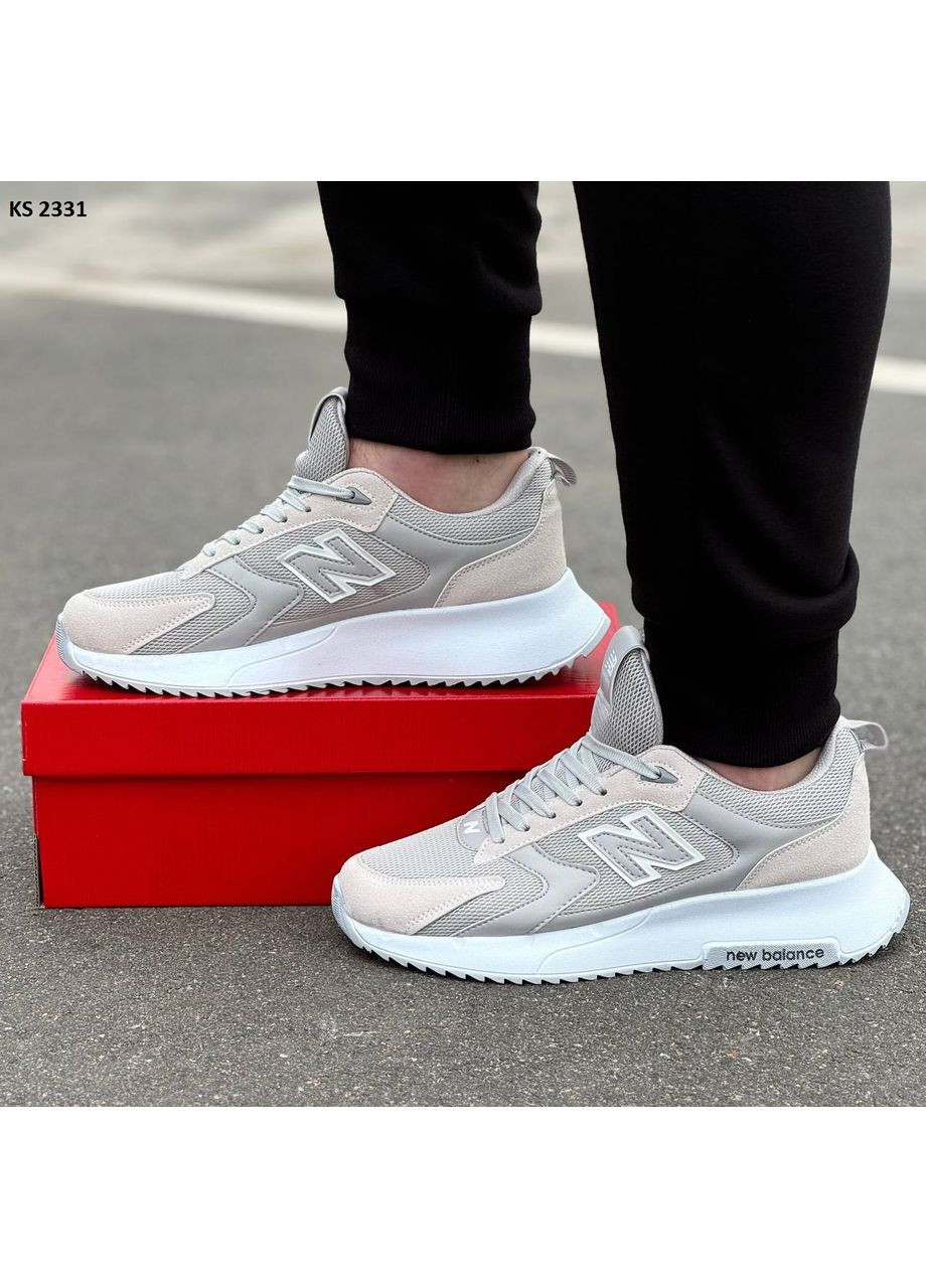 КРОССОВКИ ЖЕНСКИЕ NEW BALANCE LIGHT GRAY НЬЮ БЕЛАНС No Brand серые демисезоны (369390520)