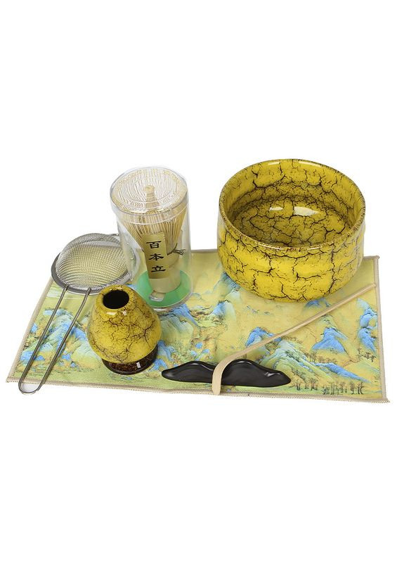 Набор для приготовления чая матча 7 предметов Matcha Tea Set 9817 Mavanto (350348973)