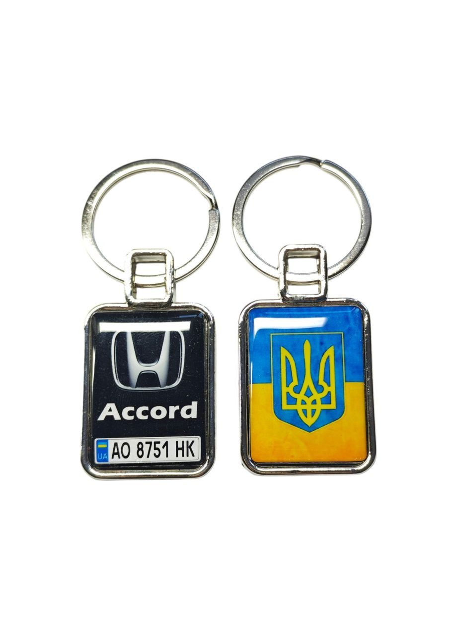 Брелок з номером транспортного засобу (Двосторонній), Honda (331017670)